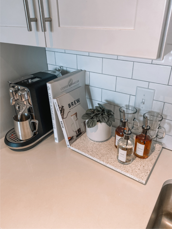 How to Style a Home Coffee Bar