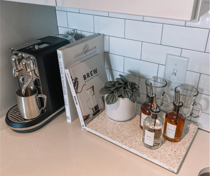How to Style a Home Coffee Bar